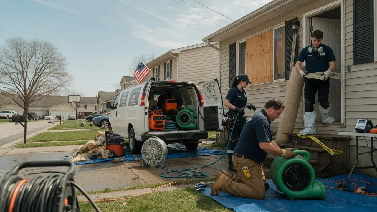 Water Damage Restoration in Orion, IL near me